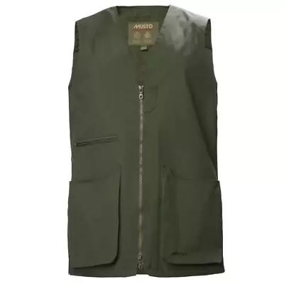 MUSTO Retrievers Vest Size UK Medium Men's Shooting Waistcoat - Green • $61.65