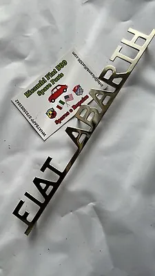 Classic Fiat 500 Abarth Rear Badge “Fiat Abarth” New  • $36.37