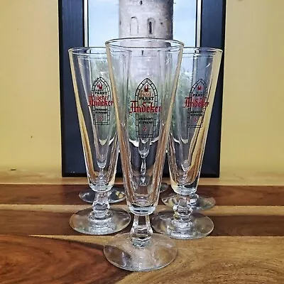 Pabst Andeker Draft Supreme Beer Pilsner Vintage Set Of 6 Glasses • $75