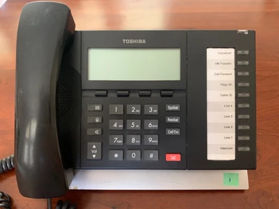 $12.95 • Buy Toshiba DP5022 SDM Phone 10 Button Business Display Strata Black