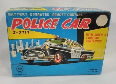Line Mar Toys Battery Operated Remote Control Police Car With Siren & Lights • $17.49