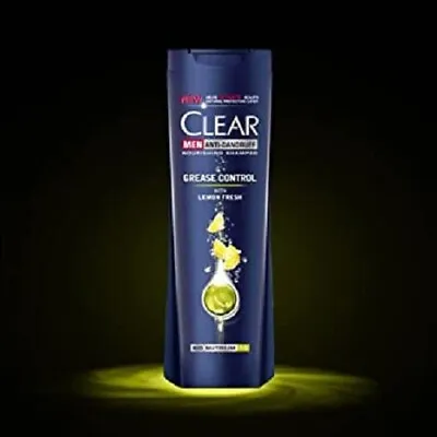 Clear Men Shampoo Refreshing Grease Control Lemon Extract. 400ml Anti-dandruff. • £11.99
