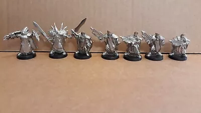 Warzone Mutant Chronicles Brotherhood Pilgrims & Keeper 7pcs Miniature Lot • $77.77