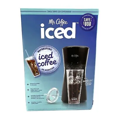 Mr. Coffee Single-Serve Iced Coffee Maker With Reusable Tumbler Black • $32.95