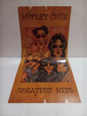 Motley Crue: Greatest Hits Retail Display Poster - Rare - Free Shipping • $75