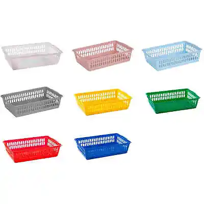 £1.25 • Buy Coloured Plastic Shelf Drawer Cupboard Dividers Tidy Organiser Storage Basket