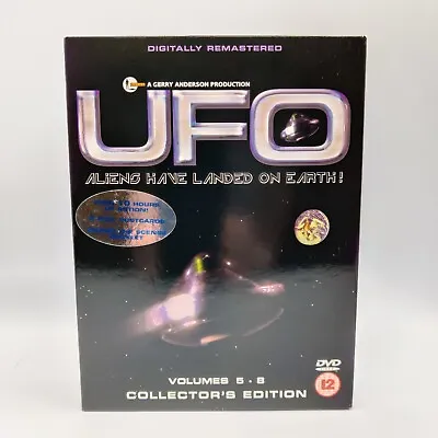 UFO Volumes 5 To 8 Collectors Edition Series 2 DVD Ed Bishop Gerry Anderson • £19