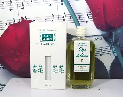 Crepe De Chine By F. Millot Cologne Splash 0.5 FL. OZ. NWB. Vintage. • $64.99