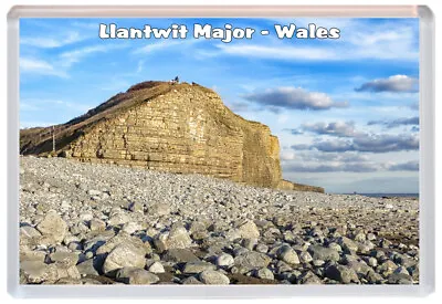 £2.69 • Buy Llantwit Major - Wales - Jumbo Fridge Magnet Souvenir Gift Present Beach