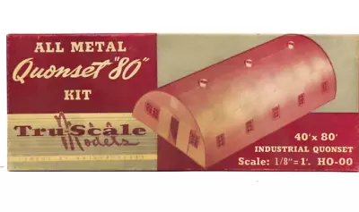 Tru-scale Models All Metal Quonset  80  Ho Scale Kit • $41.39