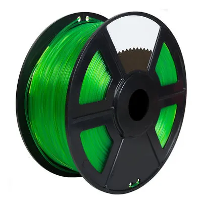 Translucent Green 3D Printer Filament 1kg/2.2lb 1.75mm PLA MakerBot RepRap • $23.98