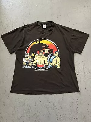 1992 Midway Mortal Kombat “RULES” Rare T Shirt  VINTAGE  • $850