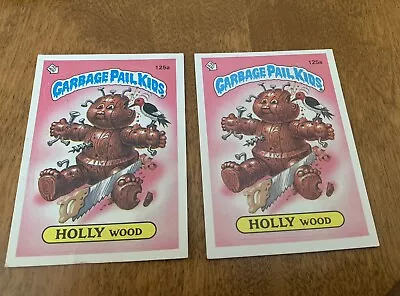 Holly Wood Oak Kay Checklist Topps Garbage Pail Kids Card Series 4 #125a Pw • $3