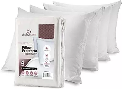 Pillow Protectors Standard Zippered | 100% Cotton  Assorted Sizes • $19.86