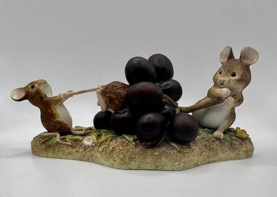 £48.46 • Buy Merrie Mice From Border Fine Arts Enesco Grape Escape 110222