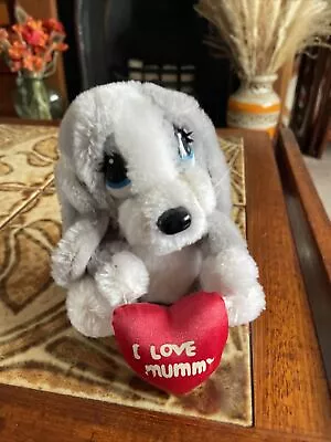 Vintage 5 Inch Sad Sam I Love Mummy Heart Soft Toy Plush Applause Mini Honey • £6.99