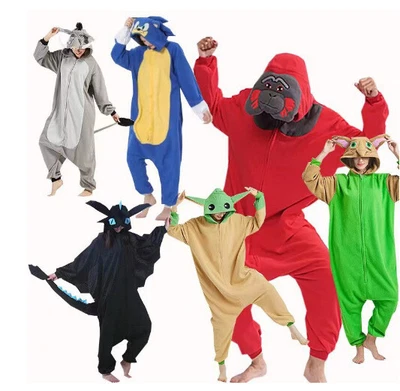 £15.99 • Buy Unisex Kids Adults Cartoon Pajamas Sleepwear Party Cosplay Costume Suit Kigurumi