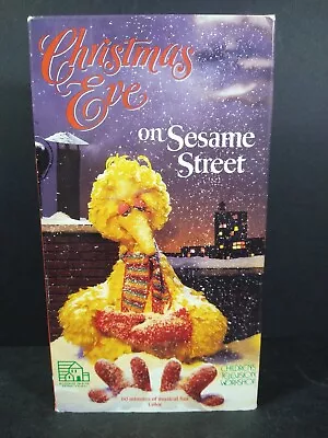 Christmas Eve On Sesame Street (VHS 1997) TESTED • $6.99