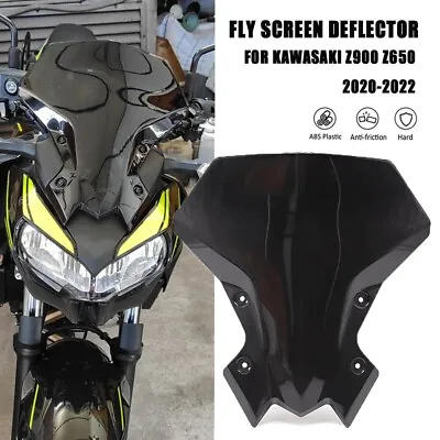 Windshield Spoiler Fly Screen Deflector For KAWASAKI Z900 Z650 2020 2021 2022 • $48.44