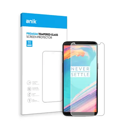 $28.88 • Buy ANIK Premium Standard Tempered Glass Screen Protector For OnePlus 5T [2 Pack]