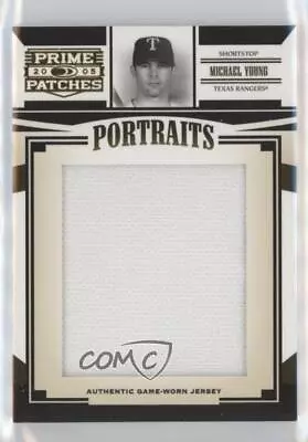 2005 Donruss Prime Patches Portraits Jumbo Jerseys /331 Michael Young #P-21 • $5.72