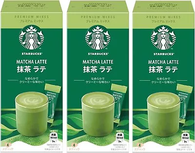 Nestle Starbucks Premium Mix Matcha Latte Stick Coffee 4P X 3 Boxes From Japan • $27.07