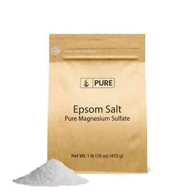 Pure Original Ingredients Epsom Salt 1 Lb Pure Magnesium Sulfate Food Grade S... • $12.29