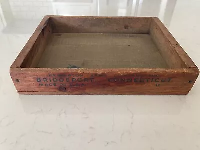 Vintage Remington Arms 22 Long Rifle S09C Wood Advertising Ammo Box Made In USA • $31