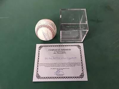 500 Home Run Club Signed Baseball W/ (11) Sigs Mantle Williams Aaron Mays Coa • $192.55