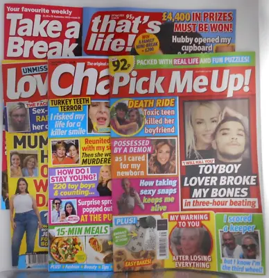£9.26 • Buy Womans Magazine Bundle 21st Sep 2023 Chat Thats Life Take A Break  Pick Me Up!