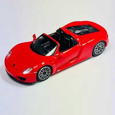 Minichamps 1/87 HO Porsche 918 Spyder 2013 Red 870062132 SALE! • $13.99