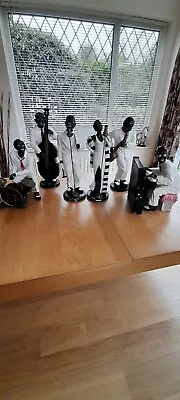 Jazz Band Figurines Large 50cm High Approx. 6 Band Members Plus Instruments. • £220