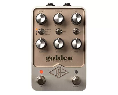 Universal Audio GOLD UAFX Golden Reverberator/Reverb Stereo Effects Pedal • $339.99