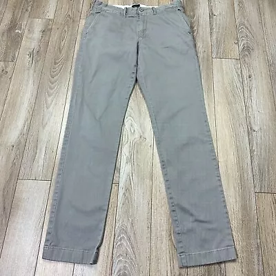 J Crew 770 Straight Fit Stretch Chino Pants Mens Gray Size 32x34 • $24.95