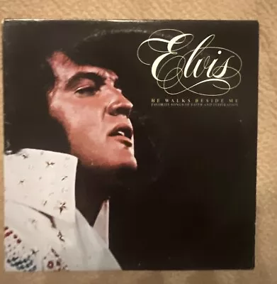 Elvis Presley He Walks Beside Me 1978 LP AFL1-2772 Record W Photo Album Insert • $4.75