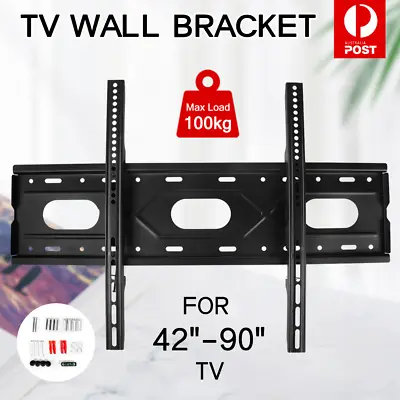 $29.05 • Buy NEW TV Wall Mount Bracket Flat Slim Motion LED LCD 42 55 65 70 75 86 90 Inch