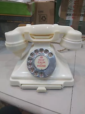 £249.99 • Buy  GPO 232 Bakelite Ivory Coloured Dial Telephone 1955