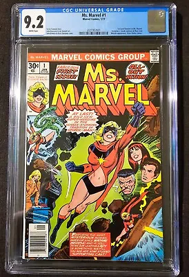 Ms. Marvel #1 1st Carol Danvers As Ms. Marvel Comic 1977 CGC 9.2 Marvels • $124.99
