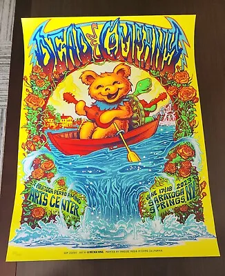 Dead And Company Poster Saratoga Springs NY 6/17 18/23 2023 Munk One SPAC • $299.95