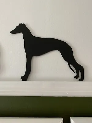£6.49 • Buy Whippet / Greyhound / Lurcher Dog Door Topper Silhouette Ornament Gift Present