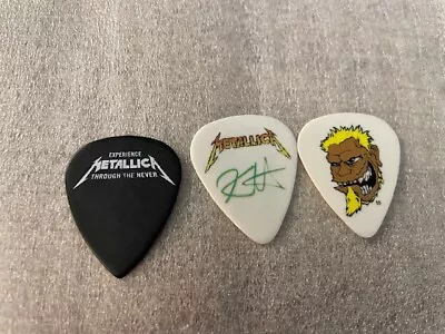 METALLICA - Guitar Pick Picks Plectrum LOT Of 3 (three) *VERY RARE* #3 • $1.25