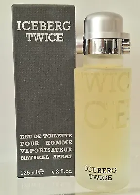 £14.99 • Buy Iceberg Twice Homme Eau De Toilette Spray Mens Aftershave 125ml NEW SEALED 