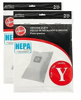 Hoover Type Y HEPA Bag (4-Pack) AH10040 • $18.67