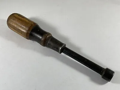 Vintage Stevens Walden | Spintite 5/16  Nut Driver | USA | Wooden Handle • $4.49