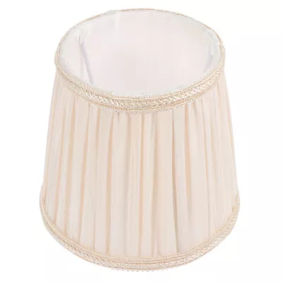 Fabric Lampshade Pleated Mushroom Shades Antique Lampshades Vertical • £14.82