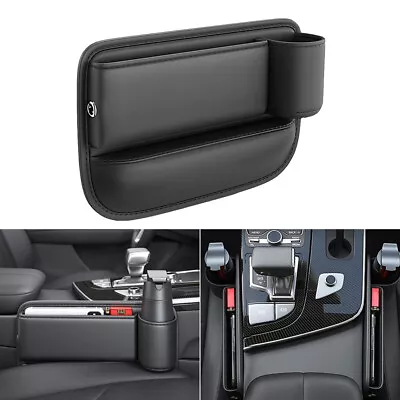 $22.50 • Buy Car Seat Gap Organizer Console Side Storage Box With Cup Holder Car Accessories