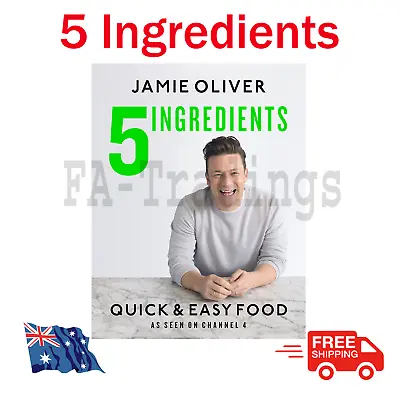 $29.99 • Buy Jamie Oliver 5 Ingredients Quick And Easy Food Hardcover Book New Free Shipping