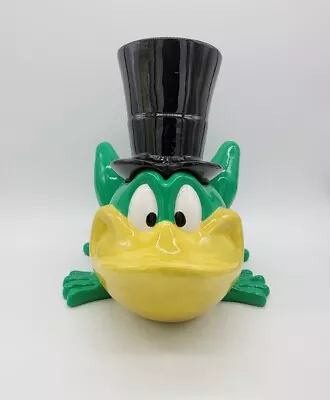 Vintage Rare 1998 Warner Bros. Studio Store Michigan J. Frog Cookie Jar 1998 • $123.74