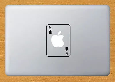 £3.30 • Buy Ace Funny Sticker Decal Decor Laptop Mac Apple Macbook Black Vinyl