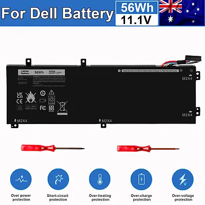 H5H20 Battery For Dell XPS 15 9550 9560 9570 Precision 5510 5520 5530 RRCGW 56Wh • $49.99